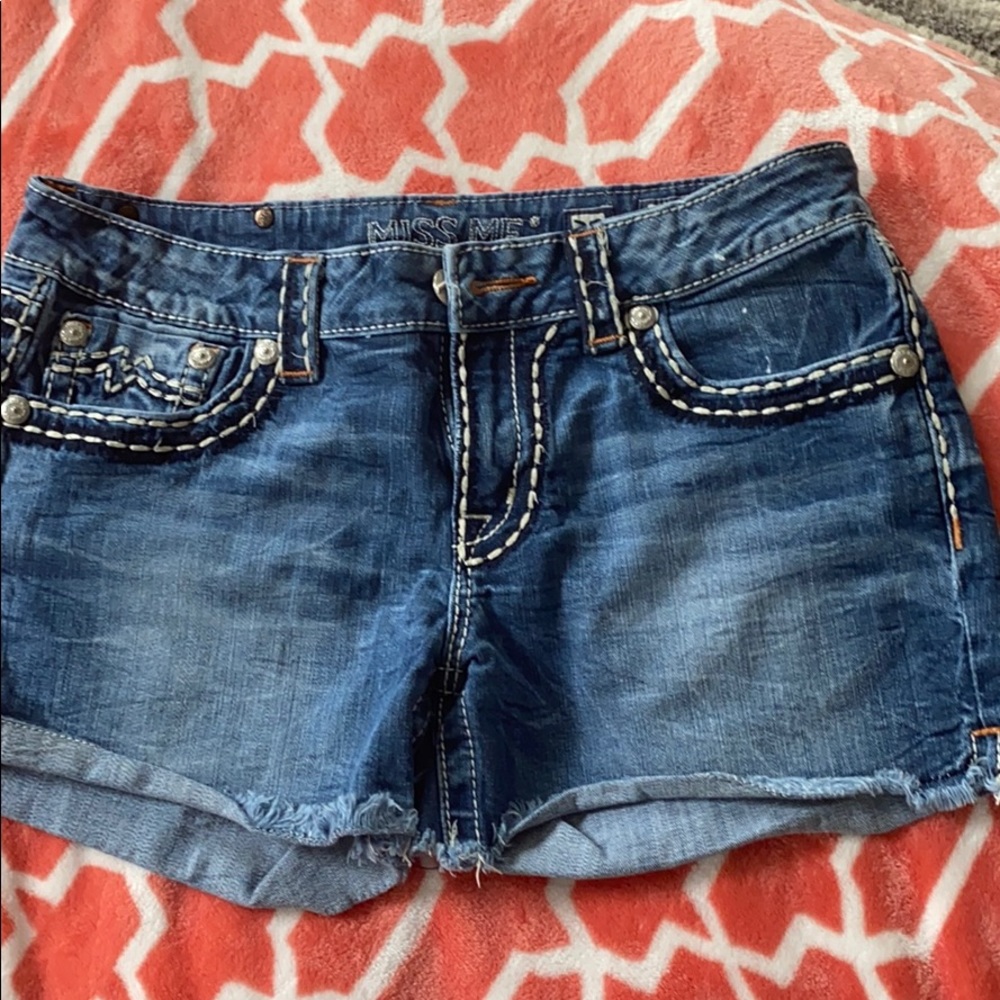 Denim shorts